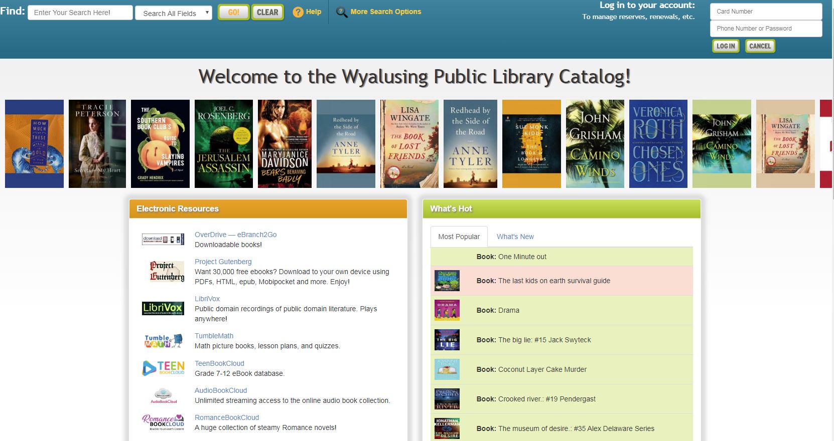 Help Wyalusing Public Library