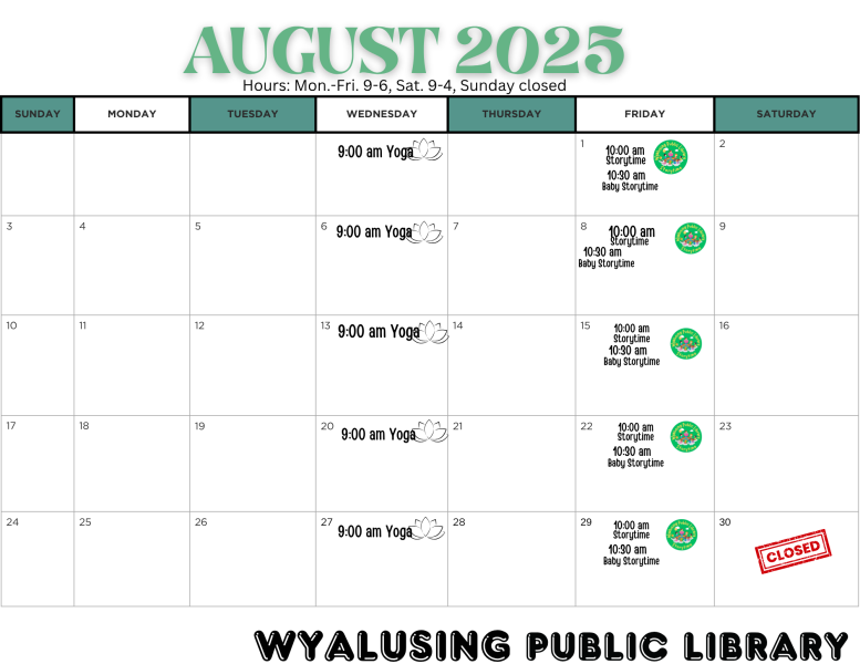 August Calendar 2025