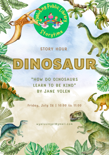 July 26th Story Hour