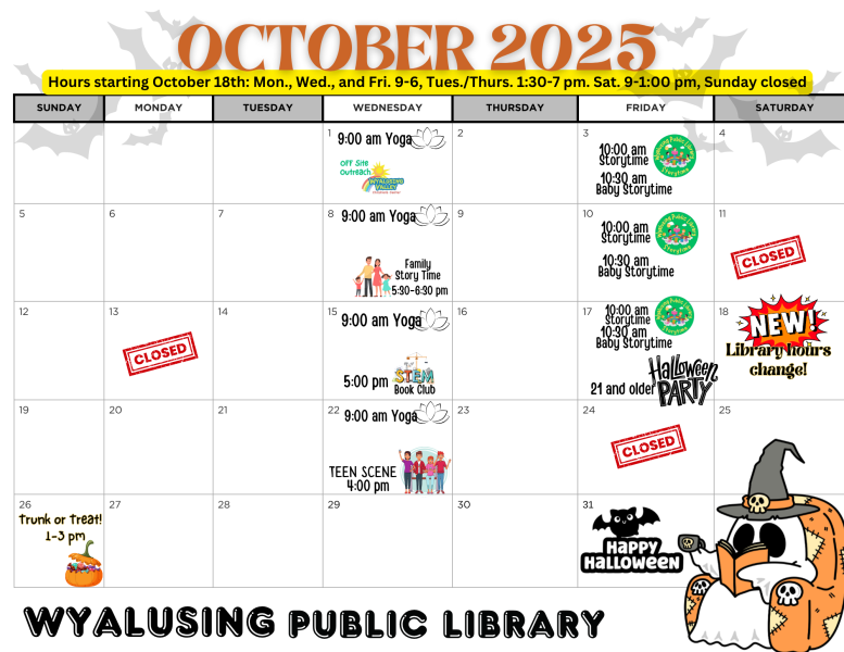 October Calendar