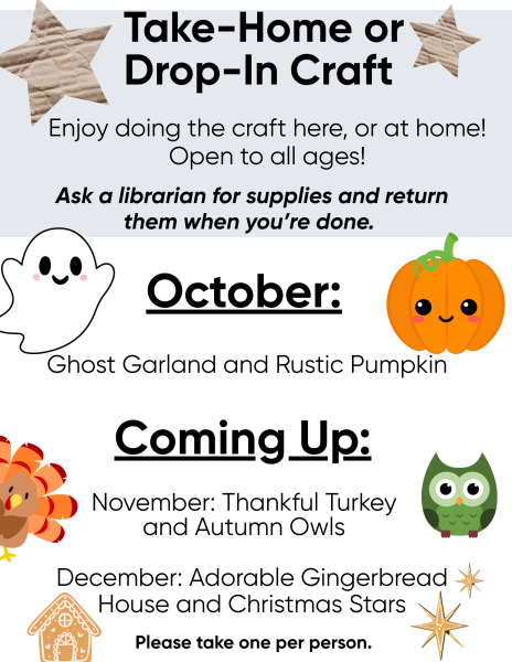 Take-Home or Drop-In Craft