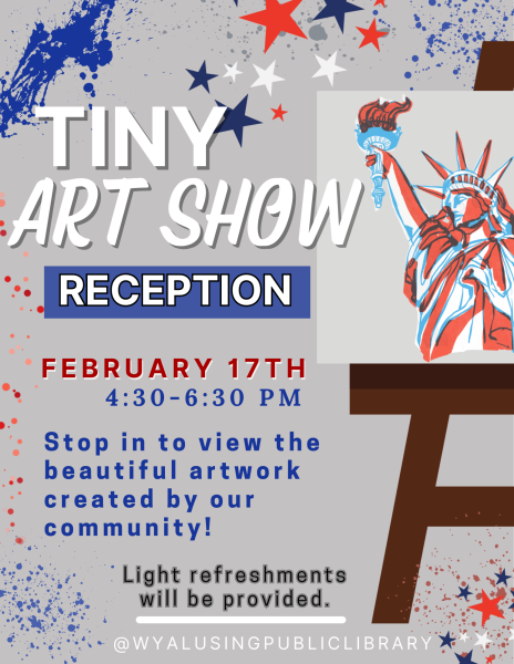 Tiny Art Show Reception