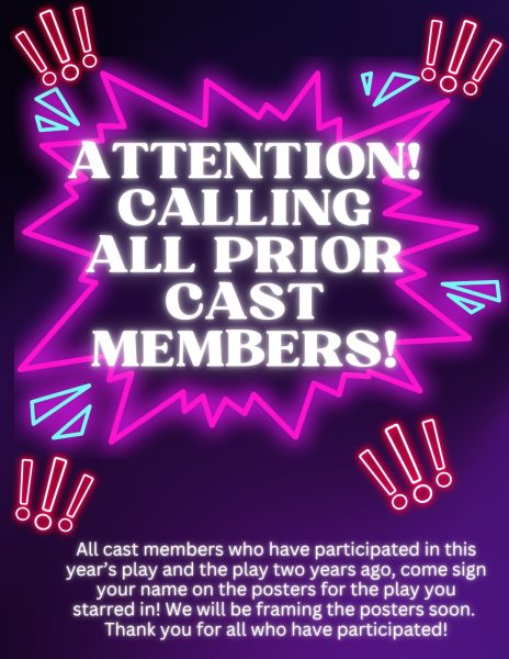 attention! calling all prior cast members!